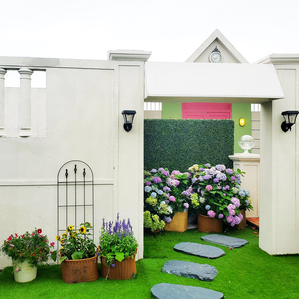 SCENDOR GARDEN packaged two-pack with contents showing ready-to-assemble benefit