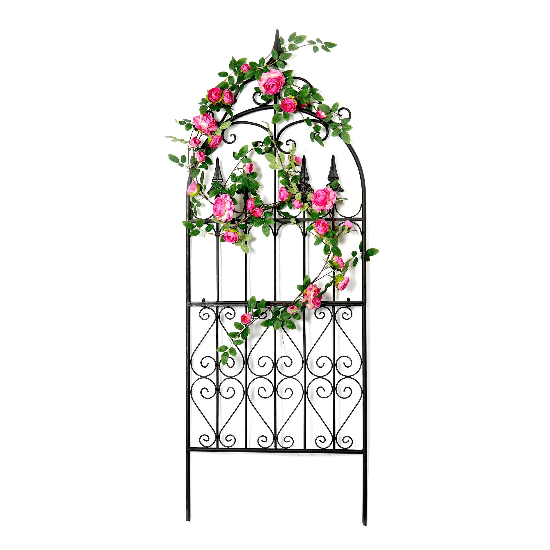 SCENDOR GARDEN front view showing full trellis and decoration benefit