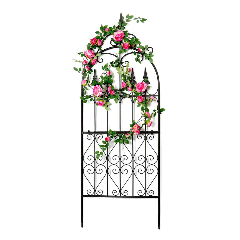 SCENDOR GARDEN front view showing full trellis and decoration benefit