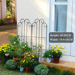 SCENDOR trellis installed in garden supporting vines and saving space benefit