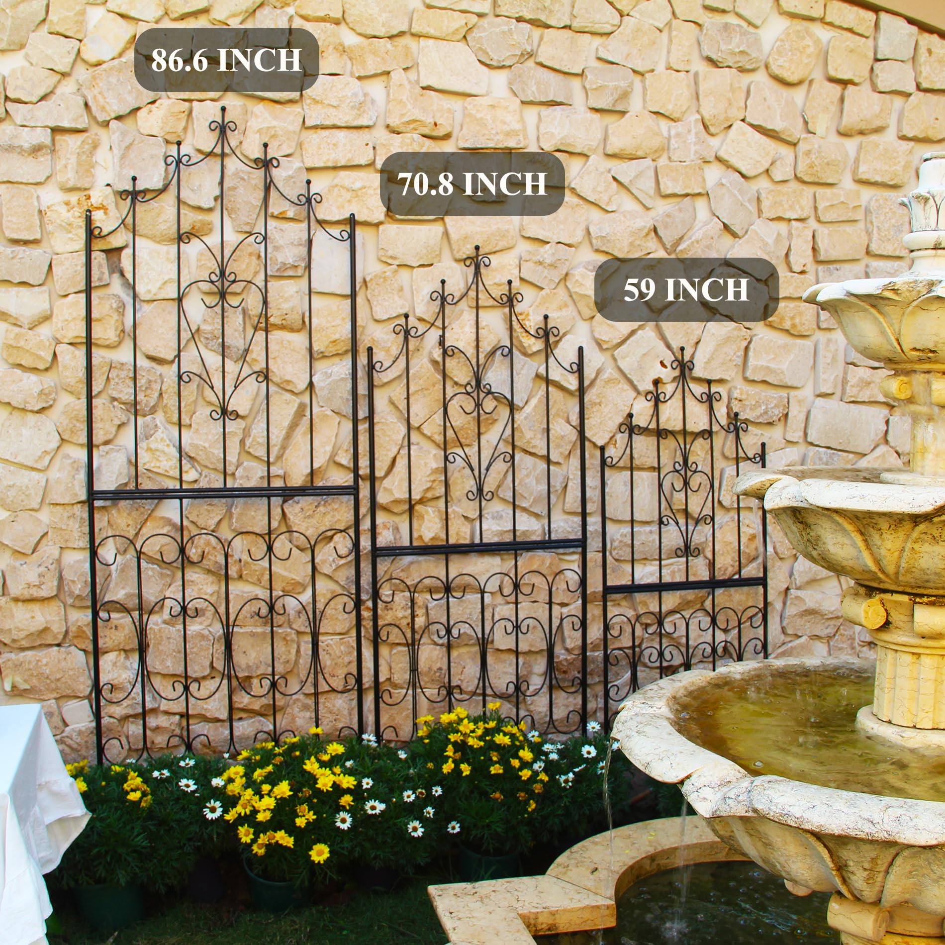 SCENDOR powder-coated texture close-up showing weather-resistant finish