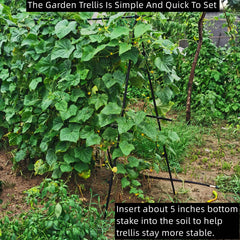SCENDOR anti-slip bump detail securing netting and improving trellis stability under load