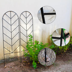 SCENDOR trellis supporting blooming roses for better growth and tidy appearance