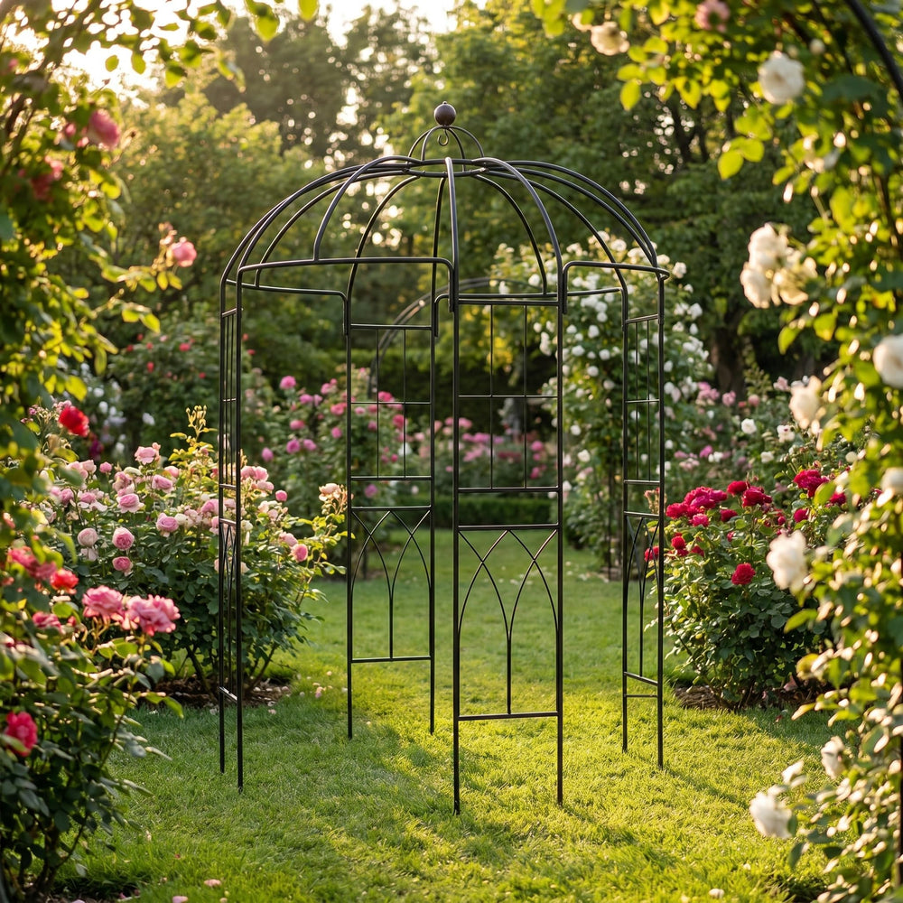 SCENDOR wedding-decor styled arbor showing event-ready decorative use