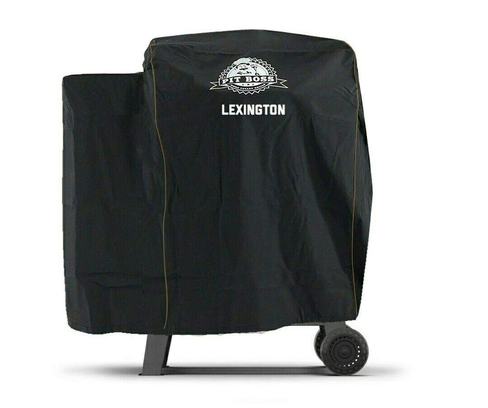 Scentpellent cover fitted on Lexington 73500 protecting grill from weather