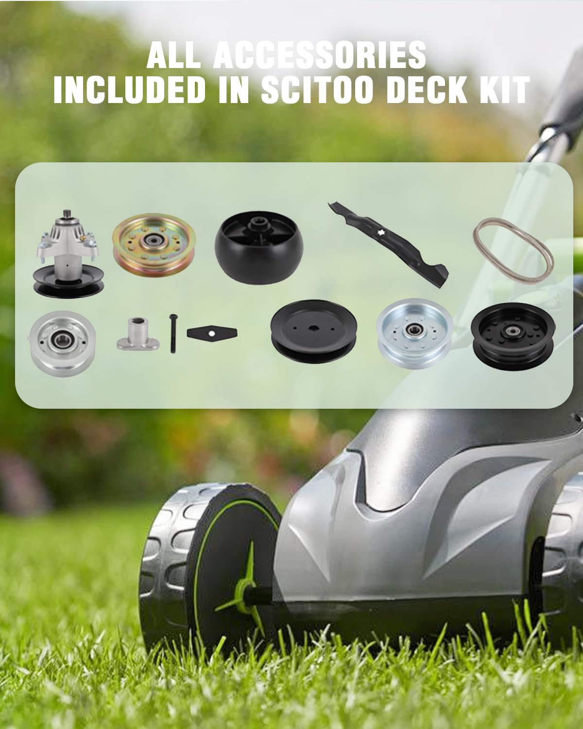 SCITOO full kit laid out on workbench for quick home installation