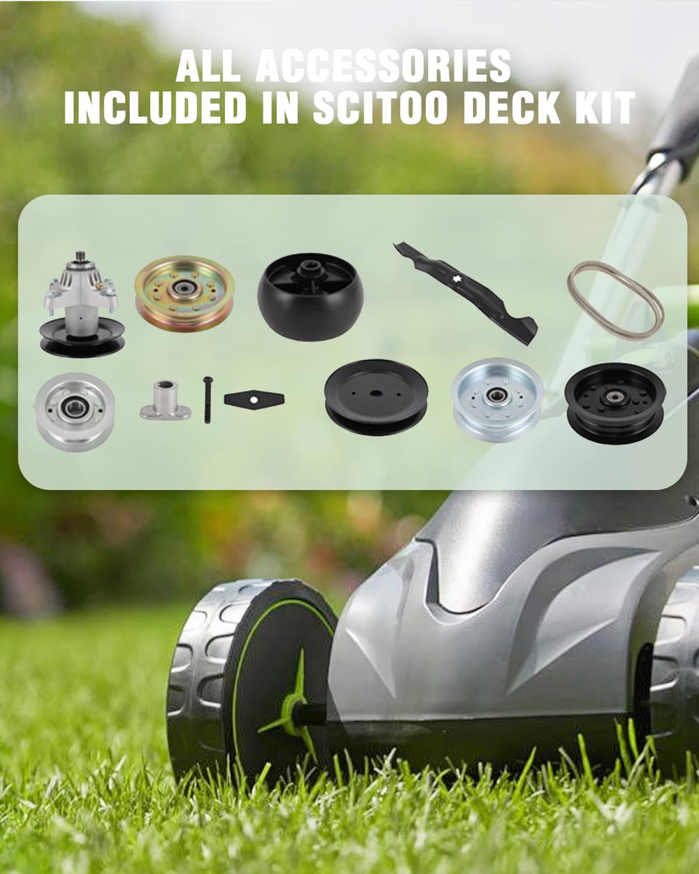 SCITOO full kit laid out on workbench for quick home installation