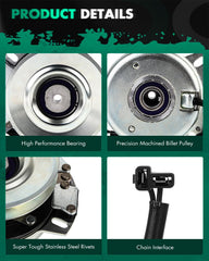 SCITOO clutch pulley profile side illustrating smooth engagement and balance