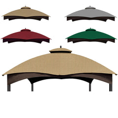 SCOCANOPY front view on 10x12 gazebo showing full coverage and protection
