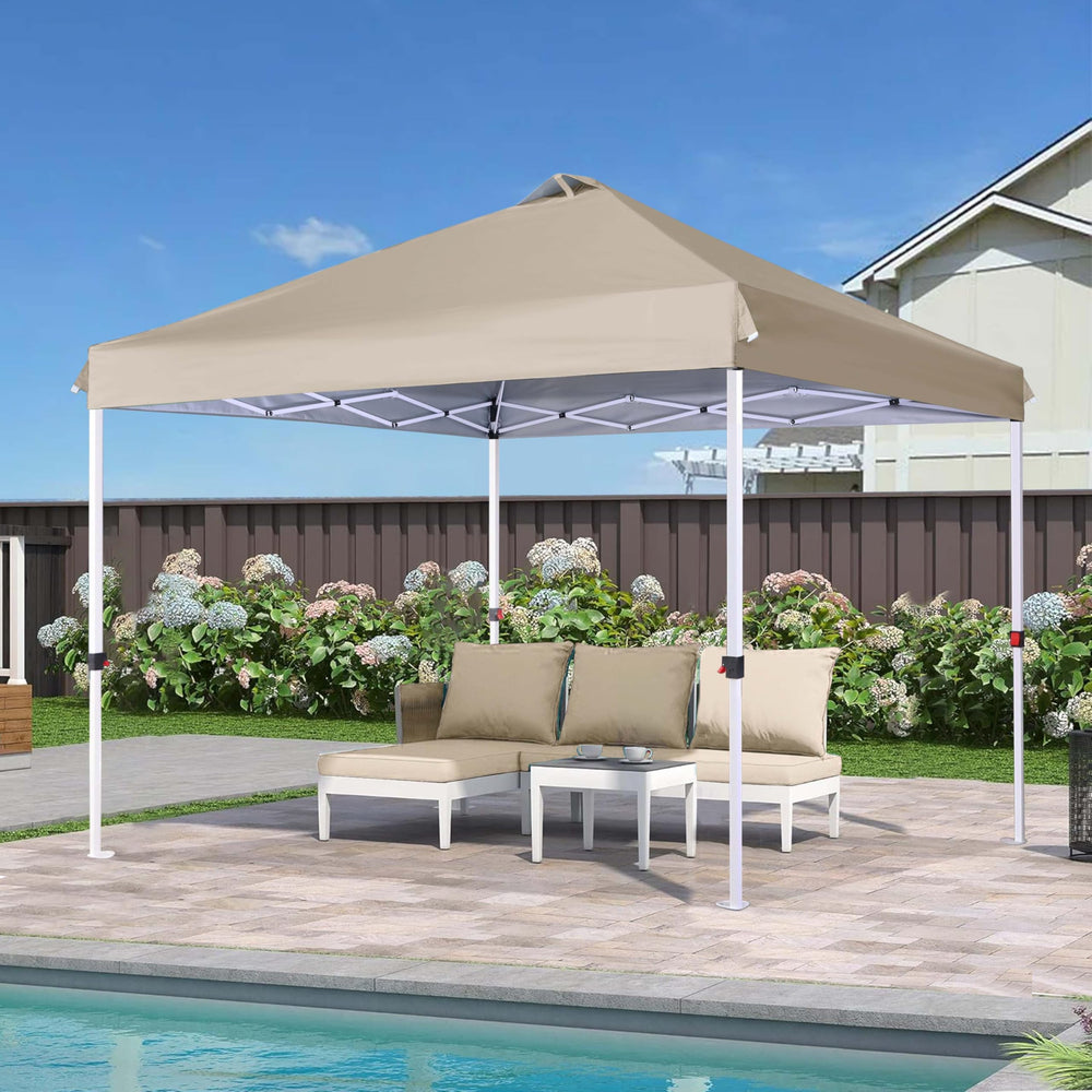 SCOCANOPY beige fabric texture demonstrating color and water resistance