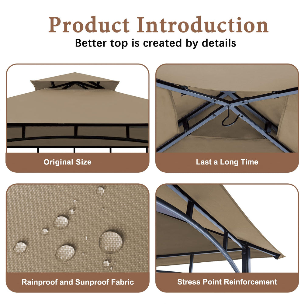 SCOCANOPY corner detail with stitched seam showing reinforced durability