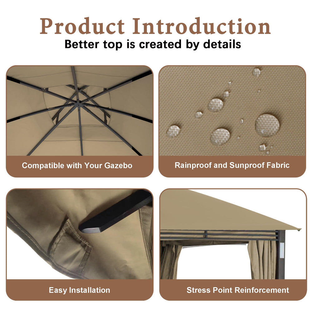 SCOCANOPY corner fitment detail on canopy, shows reinforced corners for easy attachment