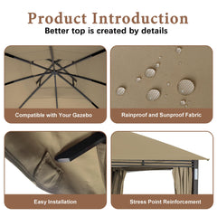 SCOCANOPY corner fitment detail on canopy, shows reinforced corners for easy attachment
