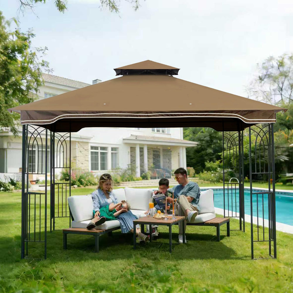 SCOCANOPY close-up stitching and reinforced corner for durability
