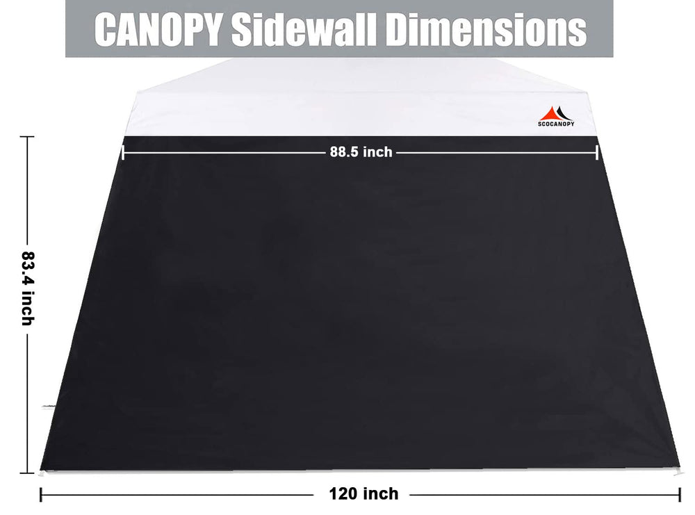 SCOCANOPY close-up of 300D polyester and PU lining showing waterproof strength