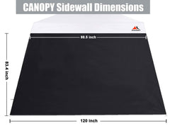 SCOCANOPY close-up of 300D polyester and PU lining showing waterproof strength