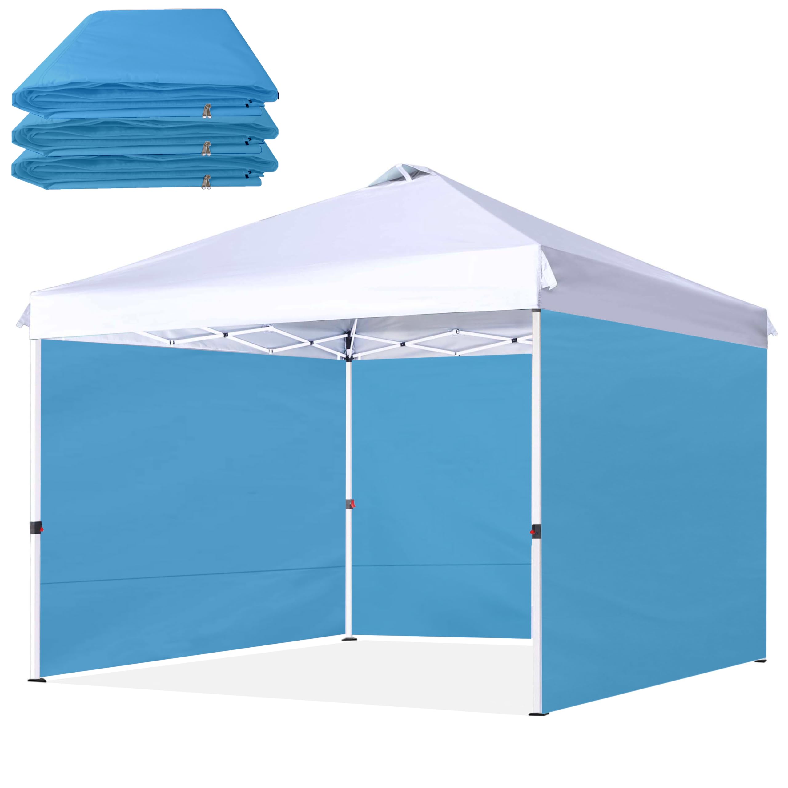 SCOCANOPY front panel sky blue showing full coverage and professional look