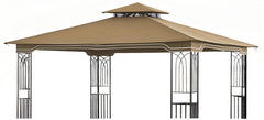 SCOCANOPY front view of beige replacement canopy restoring shade