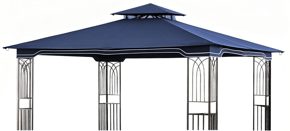 SCOCANOPY front view navy blue canopy showing full coverage benefit