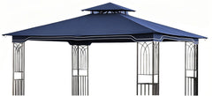 SCOCANOPY front view navy blue canopy showing full coverage benefit