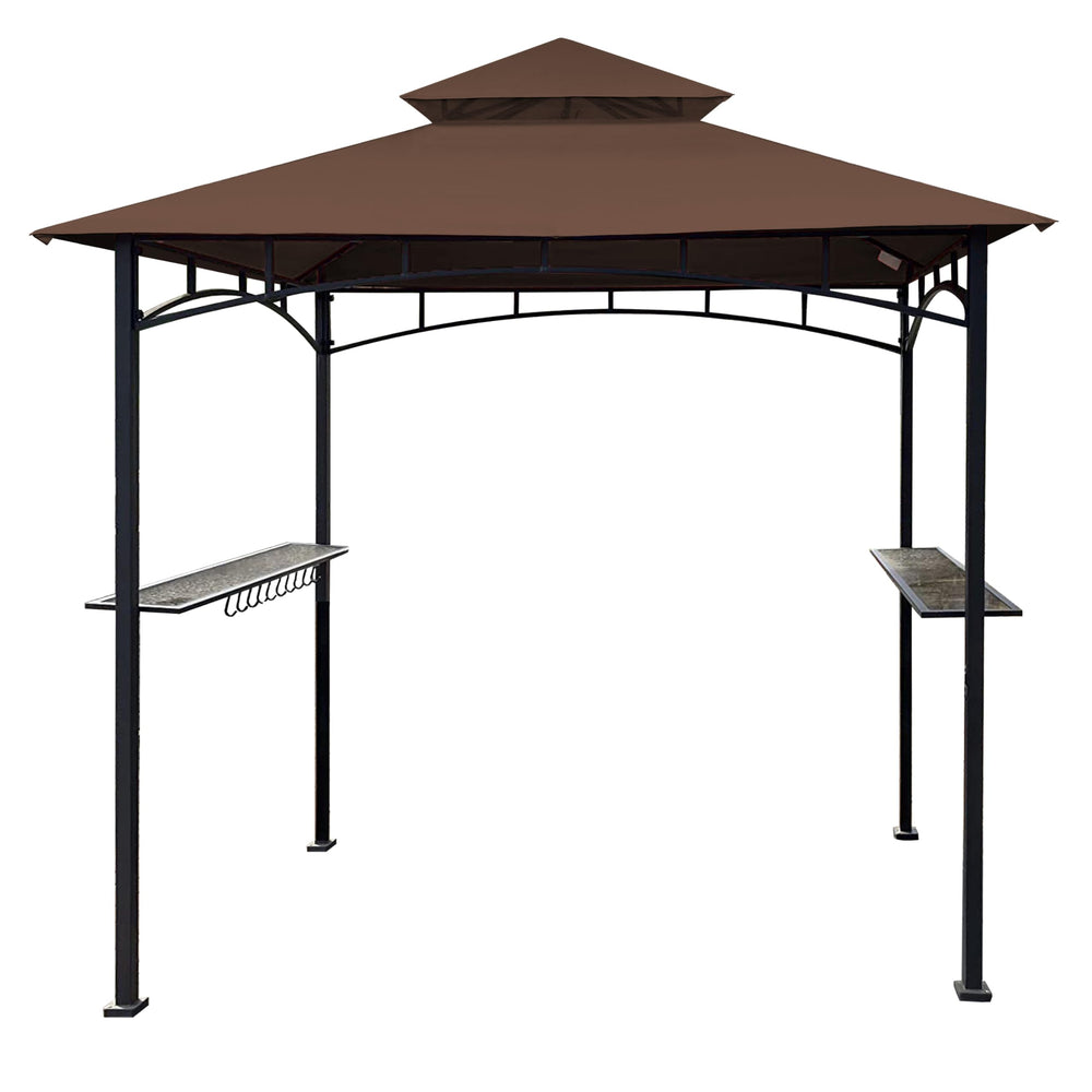 SCOCANOPY front view installed on gazebo showing renewed protection
