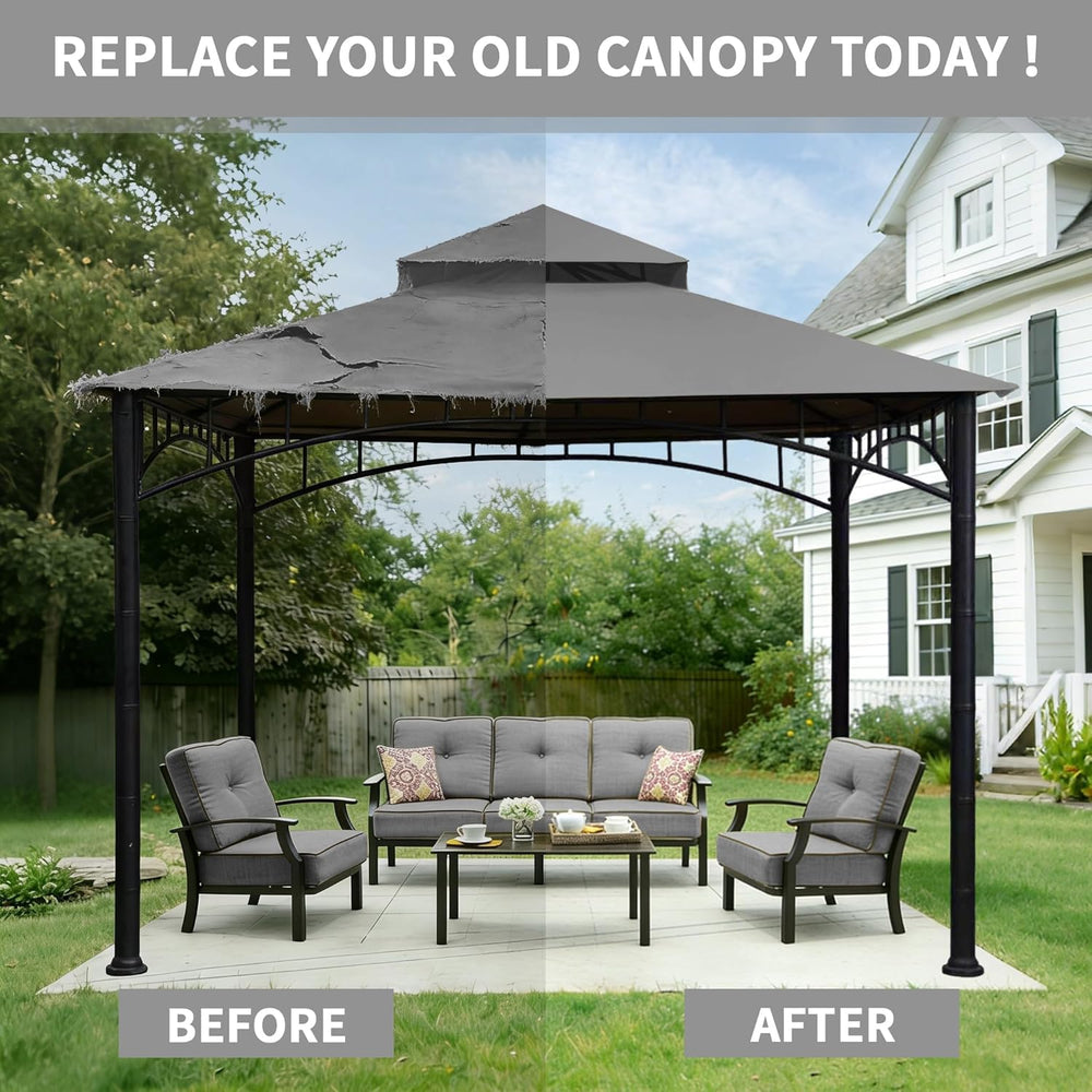 SCOCANOPY installed on compatible SUNJOY frame illustrating proper fit