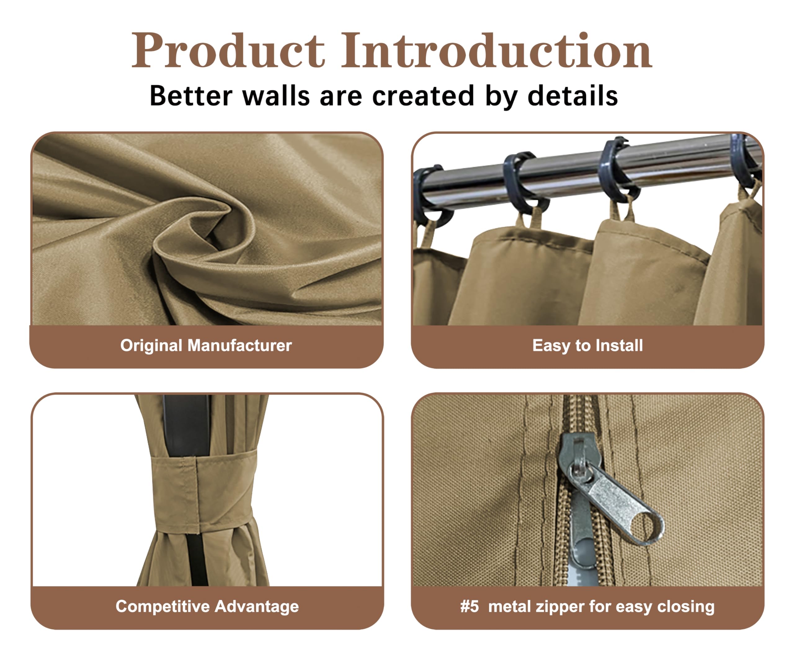 SCOCANOPY hanging rings and attachments simplifying installation benefit