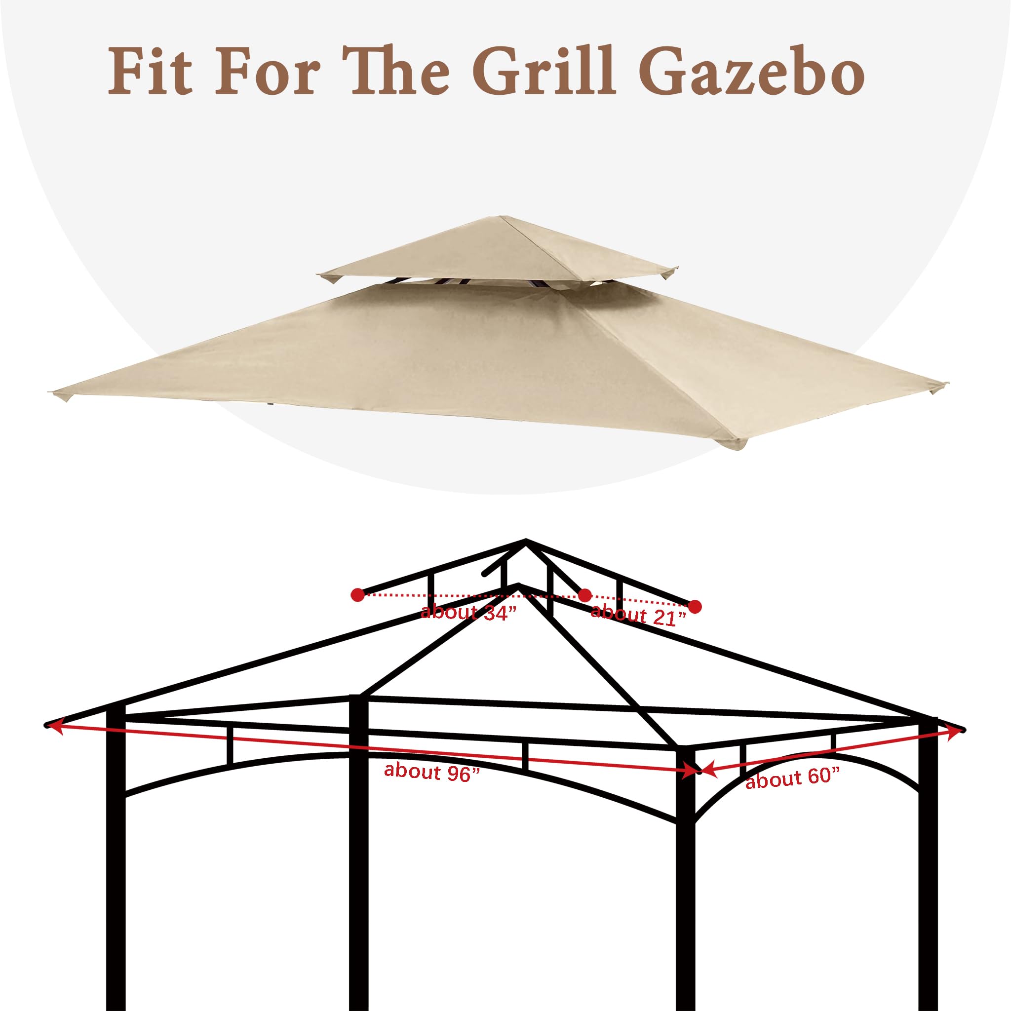 SCOCANOPY installed on grill gazebo demonstrating coverage and weather protection