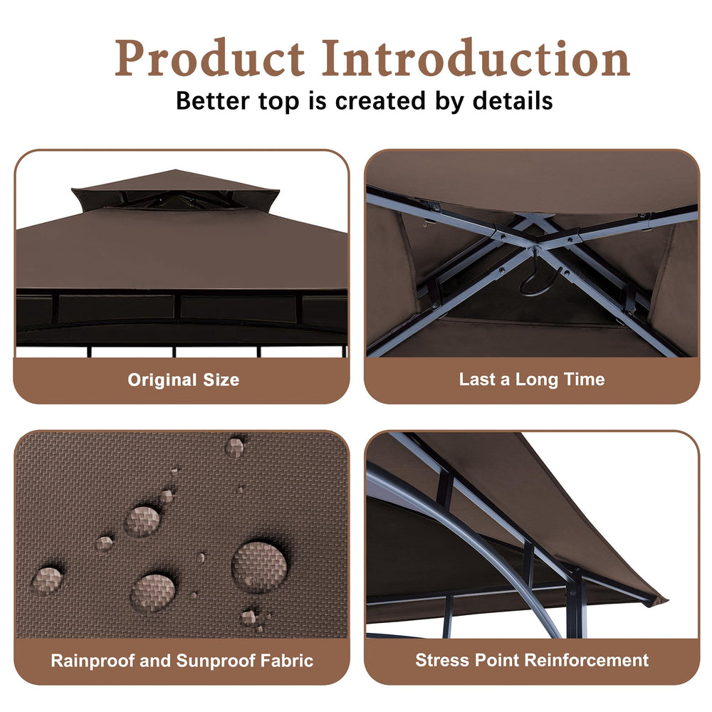 SCOCANOPY large top edge seam showing durable stitching for longevity