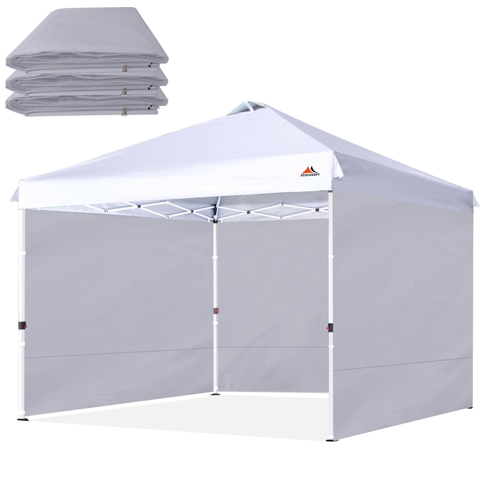 SCOCANOPY panel frontal pack de 3 Light Grey protegiendo del sol y la lluvia