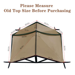 SCOCANOPY detailed seam and attachment point demonstrating secure fit