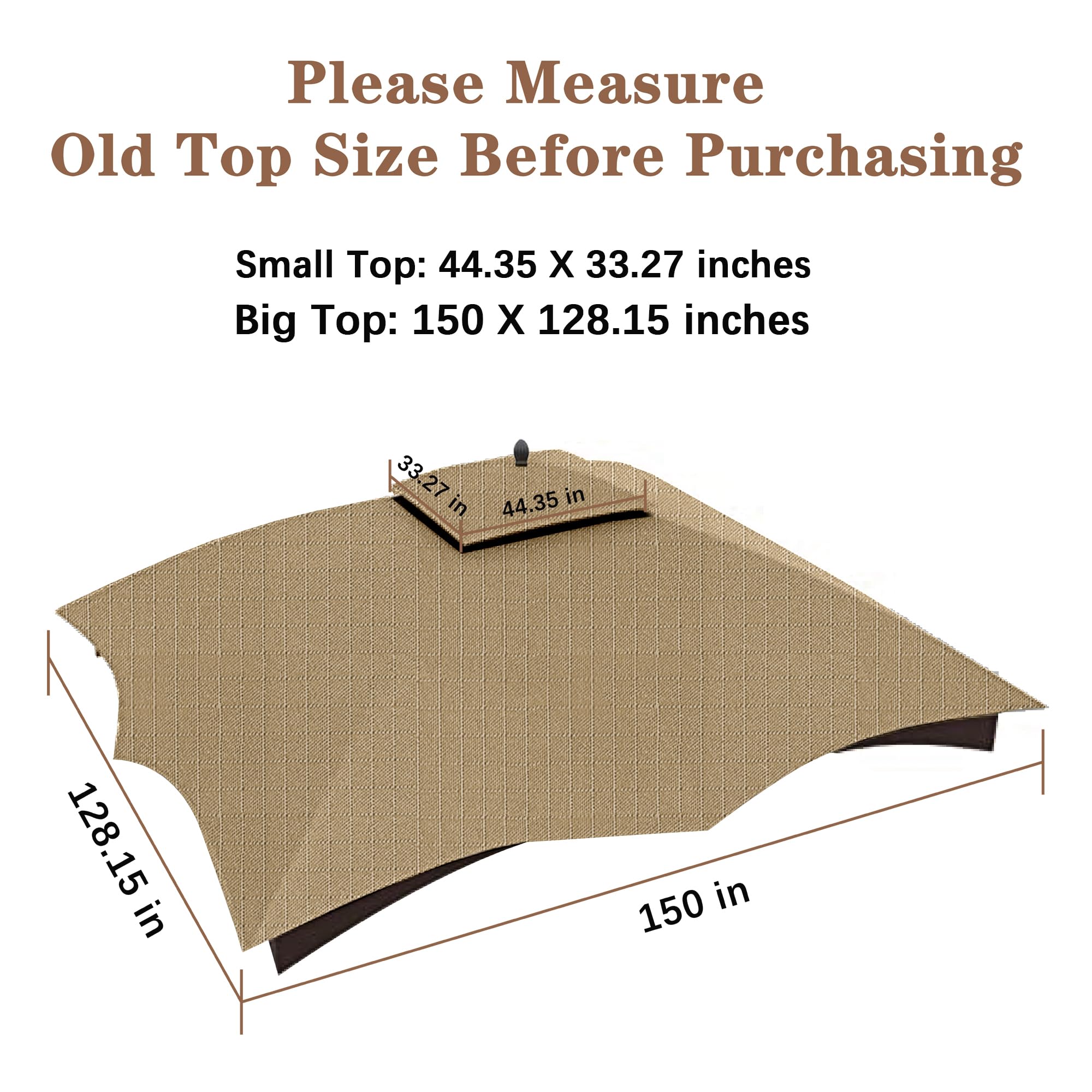 SCOCANOPY reinforced seam detail displaying stress-point strength and longer life