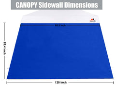 SCOCANOPY close-up of 300D polyester texture and waterproof PU lining benefit