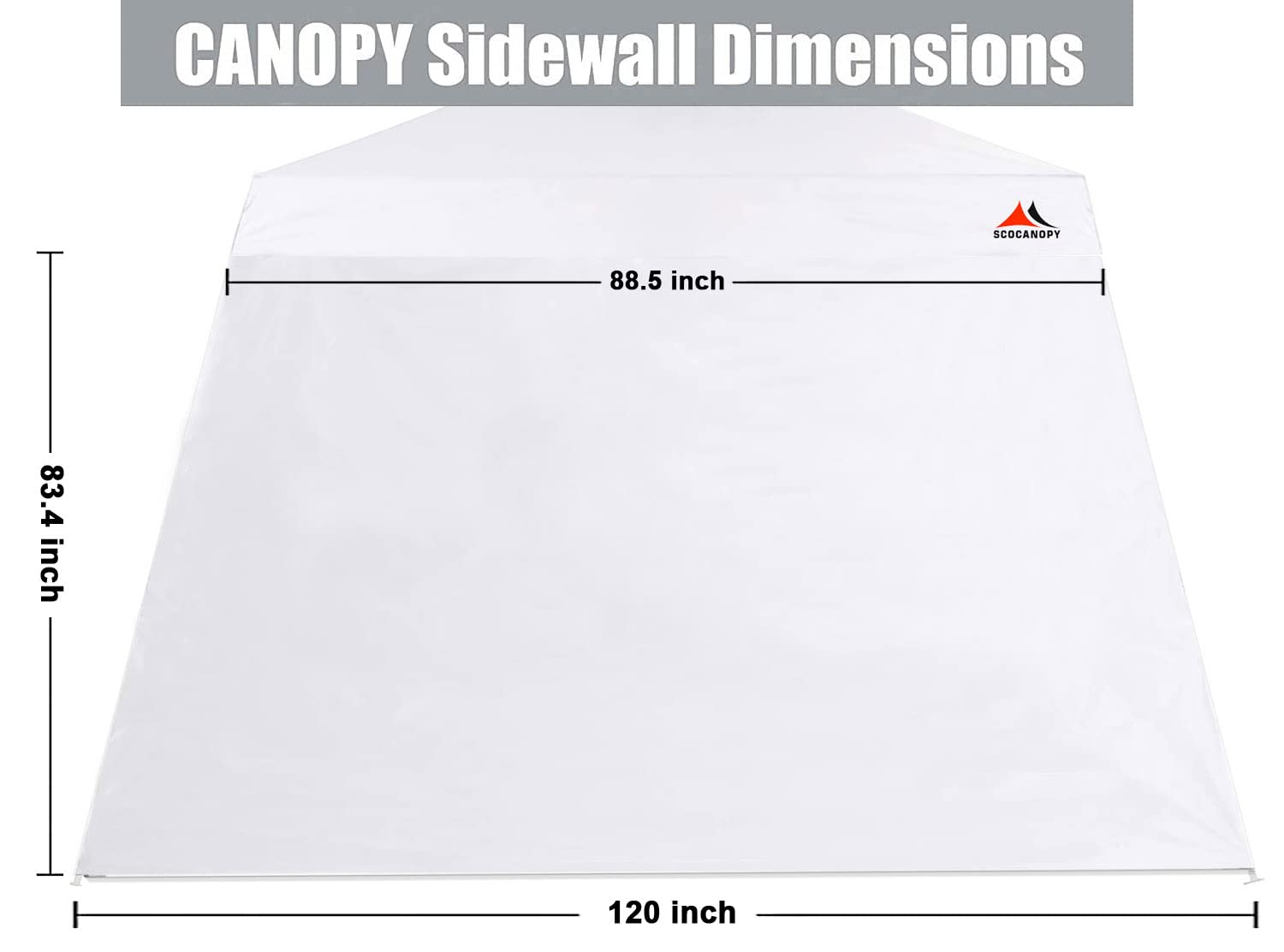 SCOCANOPY close-up of strap, seam, and tab detailing for secure attachment