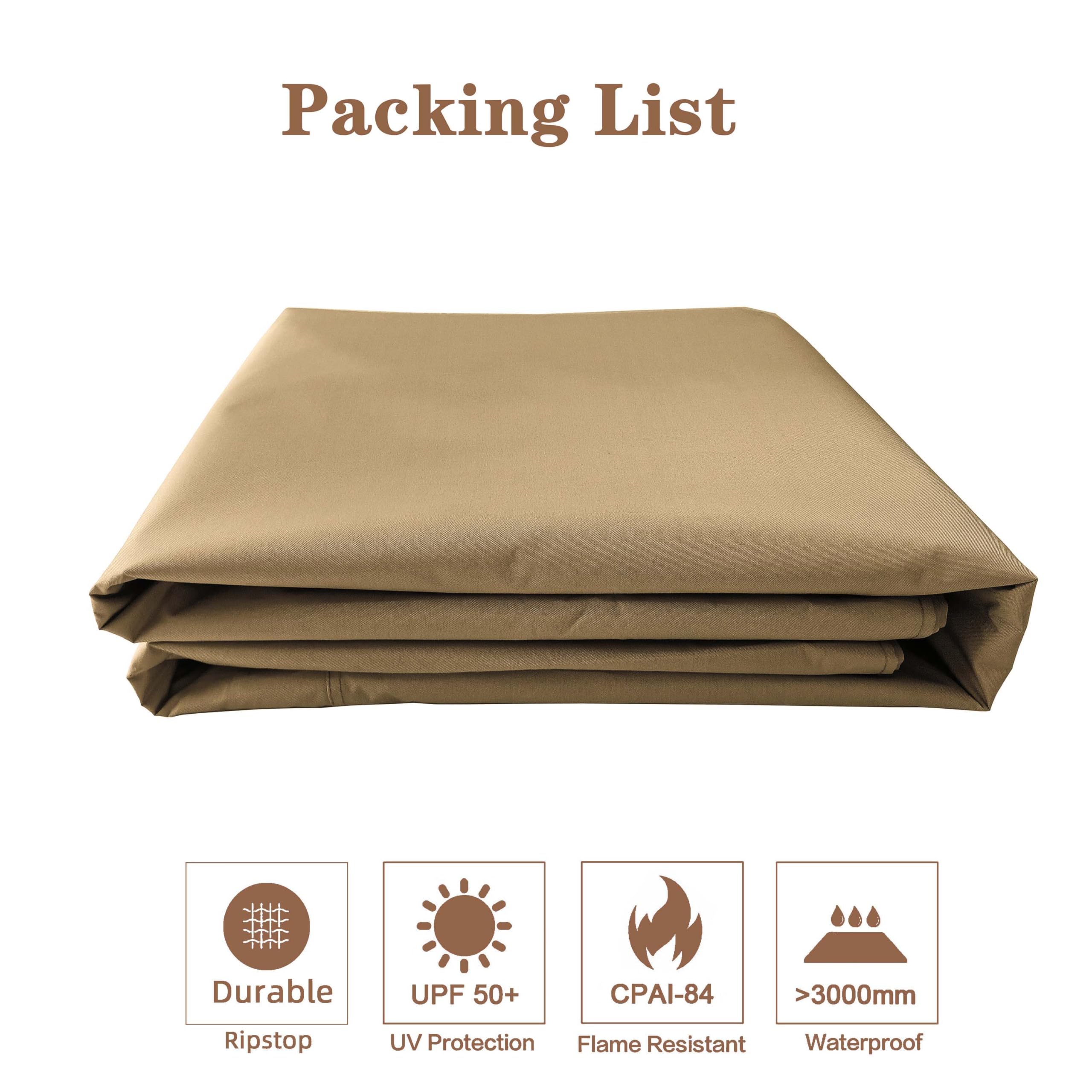 SCOCANOPY water beading on fabric showing water-repellent finish maintains dry area