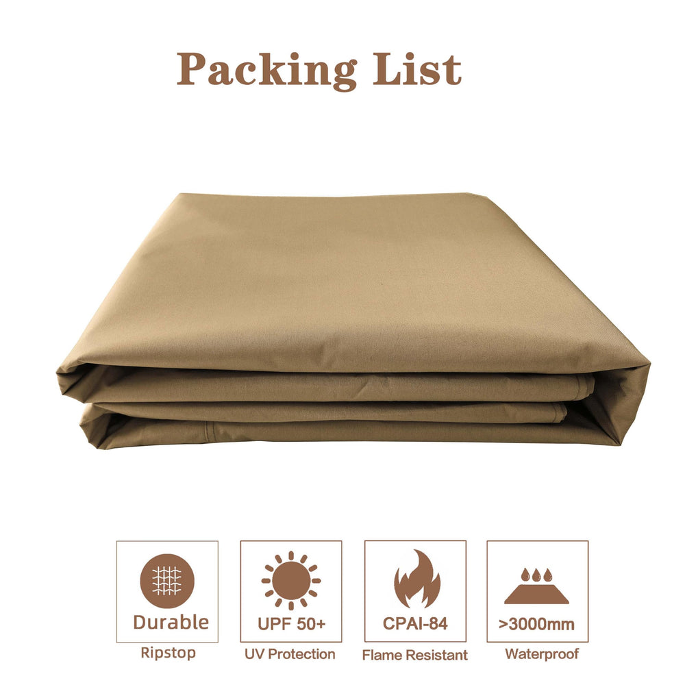 SCOCANOPY water beading on fabric showing water-repellent finish maintains dry area