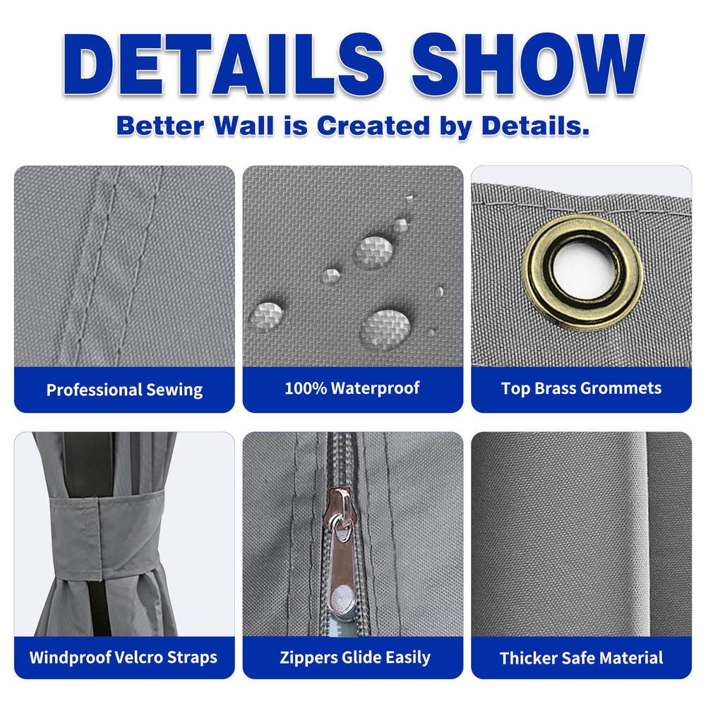SCOCANOPY centered zipper entry detail with easy-access benefit for daily use