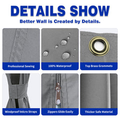 SCOCANOPY centered zipper entry detail with easy-access benefit for daily use