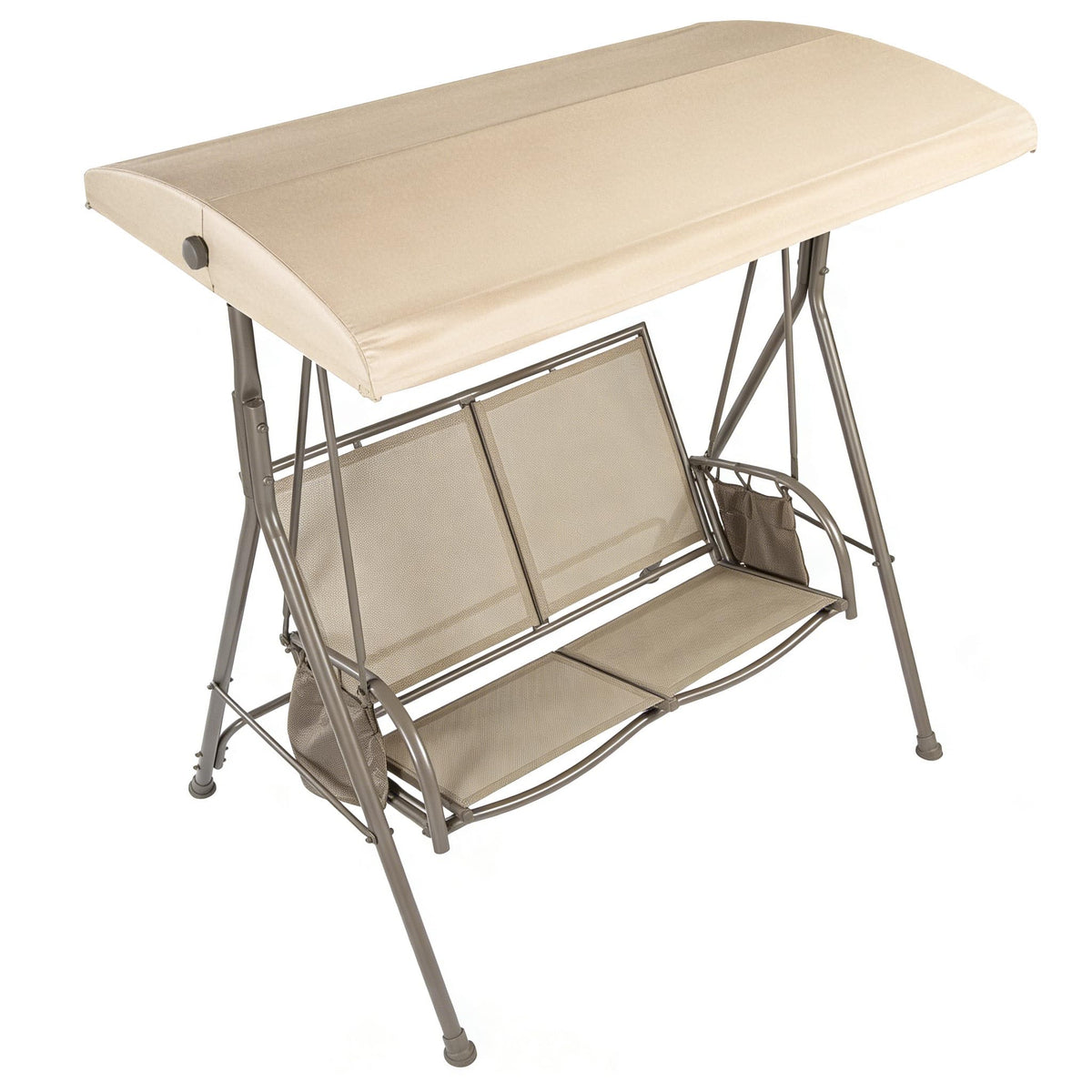 SCOMANAGE front view of replacement canopy showing light beige color and fit