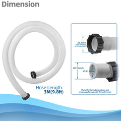 Sconva hose ends with nut fittings demonstrating tool-free installation benefit