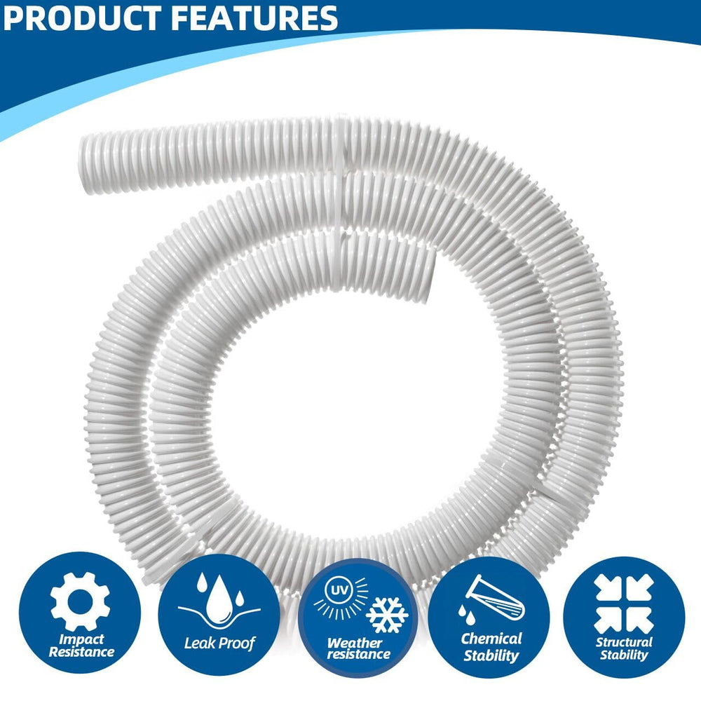 Sconva hose beside measuring ruler indicating exact 6-foot length for correct fit confirmation