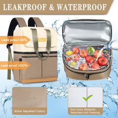 Scothen upper compartment with lunch boxes showing organized warm storage