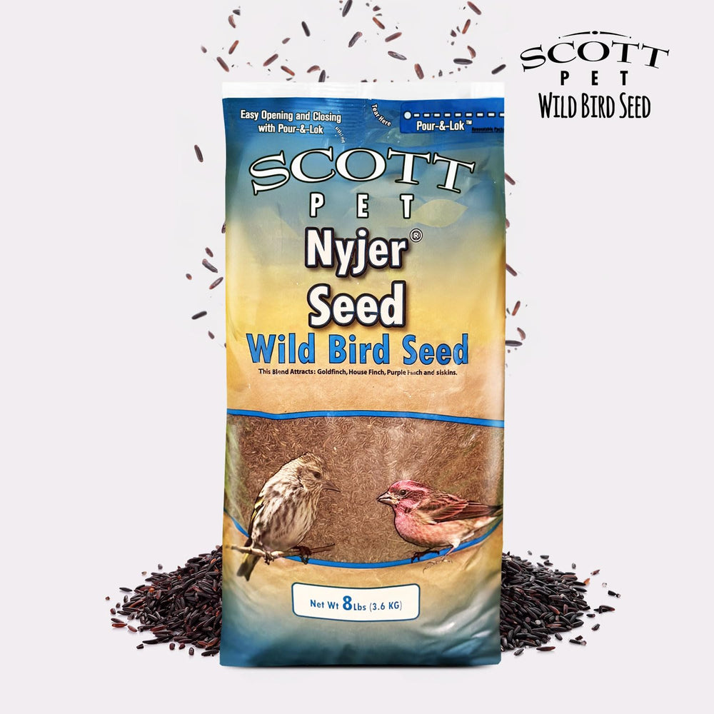 Scott Pet 8 lb bag next to hand for scale and refill planning
