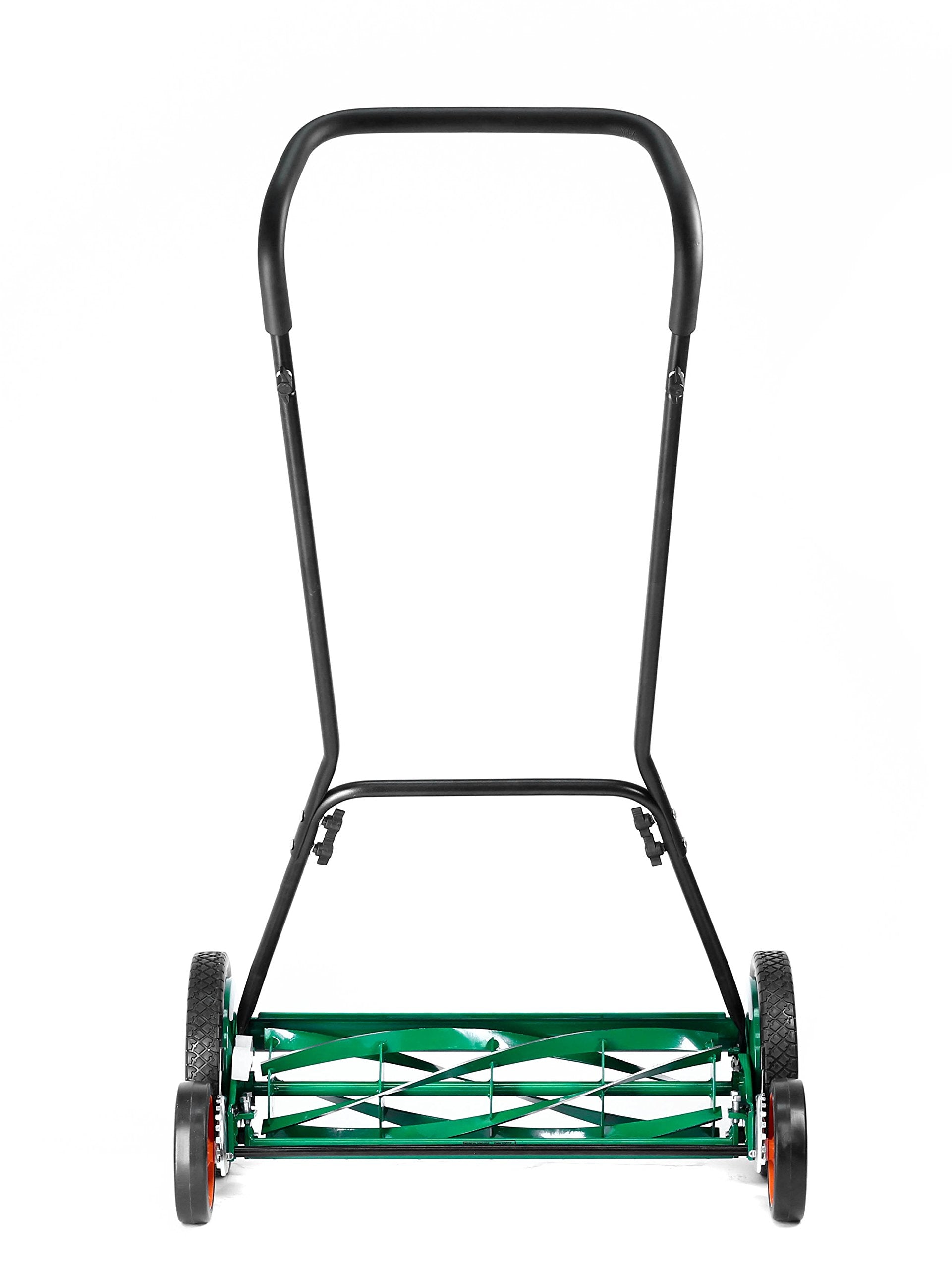 Scotts ergonomic loop handle with foam grip for comfortable mowing benefit