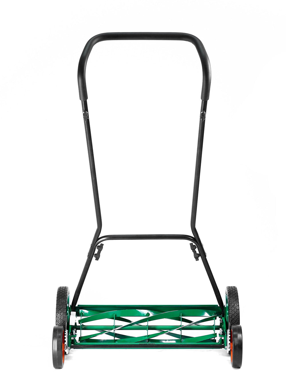 Scotts ergonomic loop handle with foam grip for comfortable mowing benefit