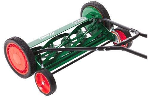 Scotts quick-snap height adjuster closeup for fast blade-height changes benefit