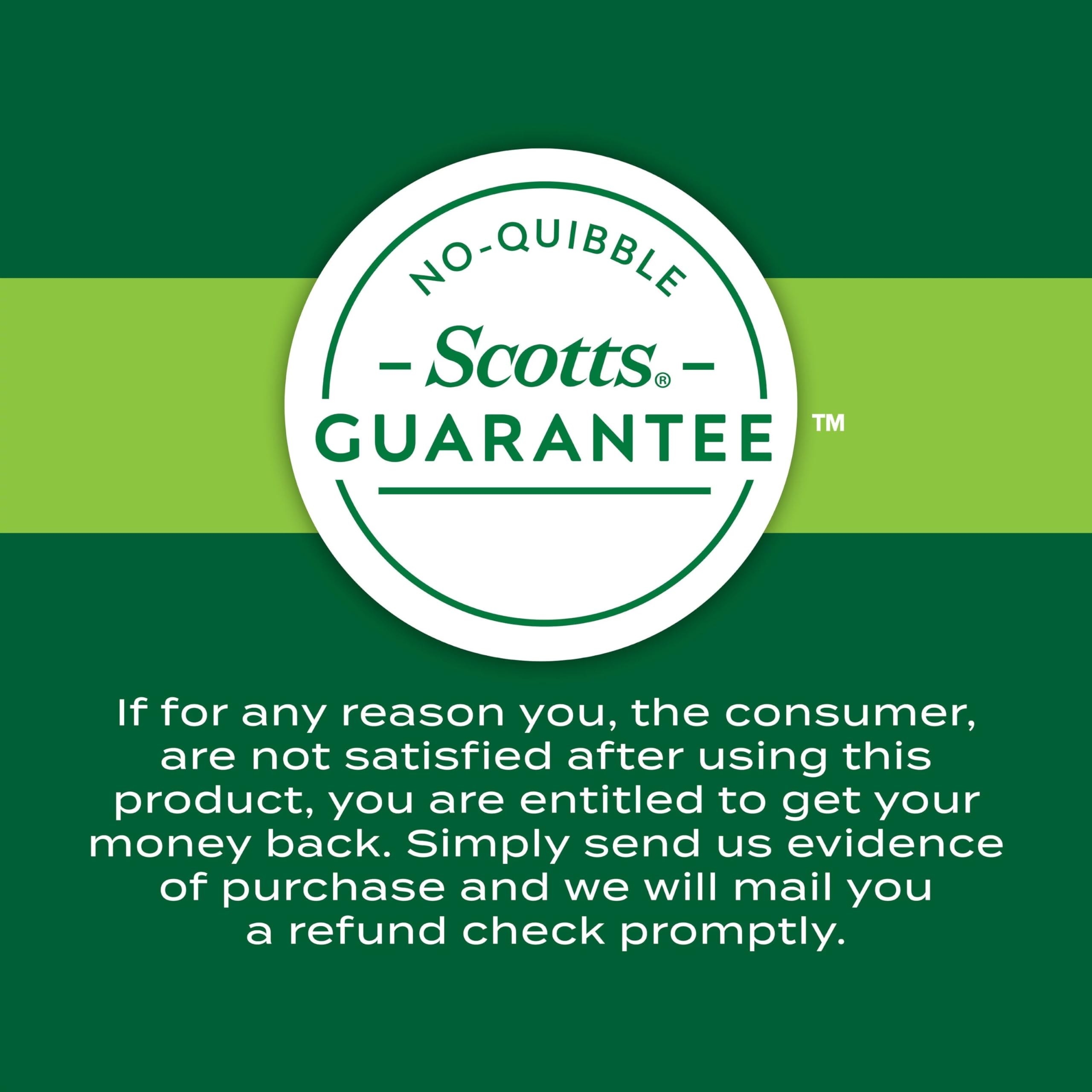 Homeowner applying Scotts on weekend showing easy DIY lawn improvement