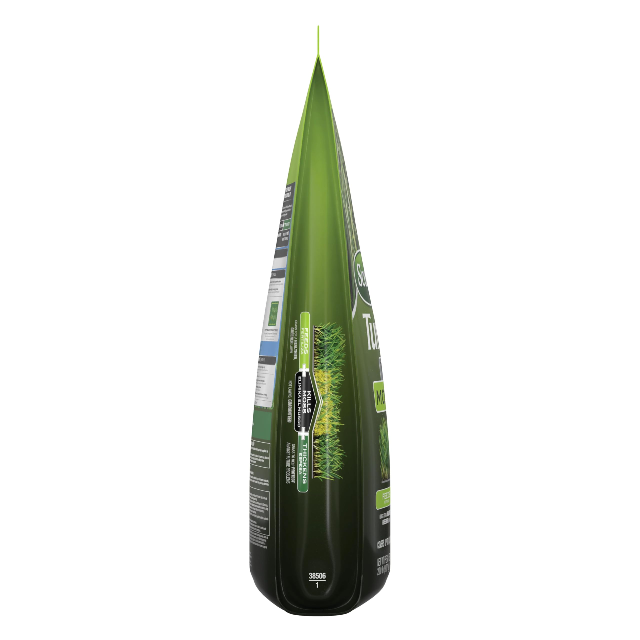 Scotts product in a home lawn setting promoting healthier turf