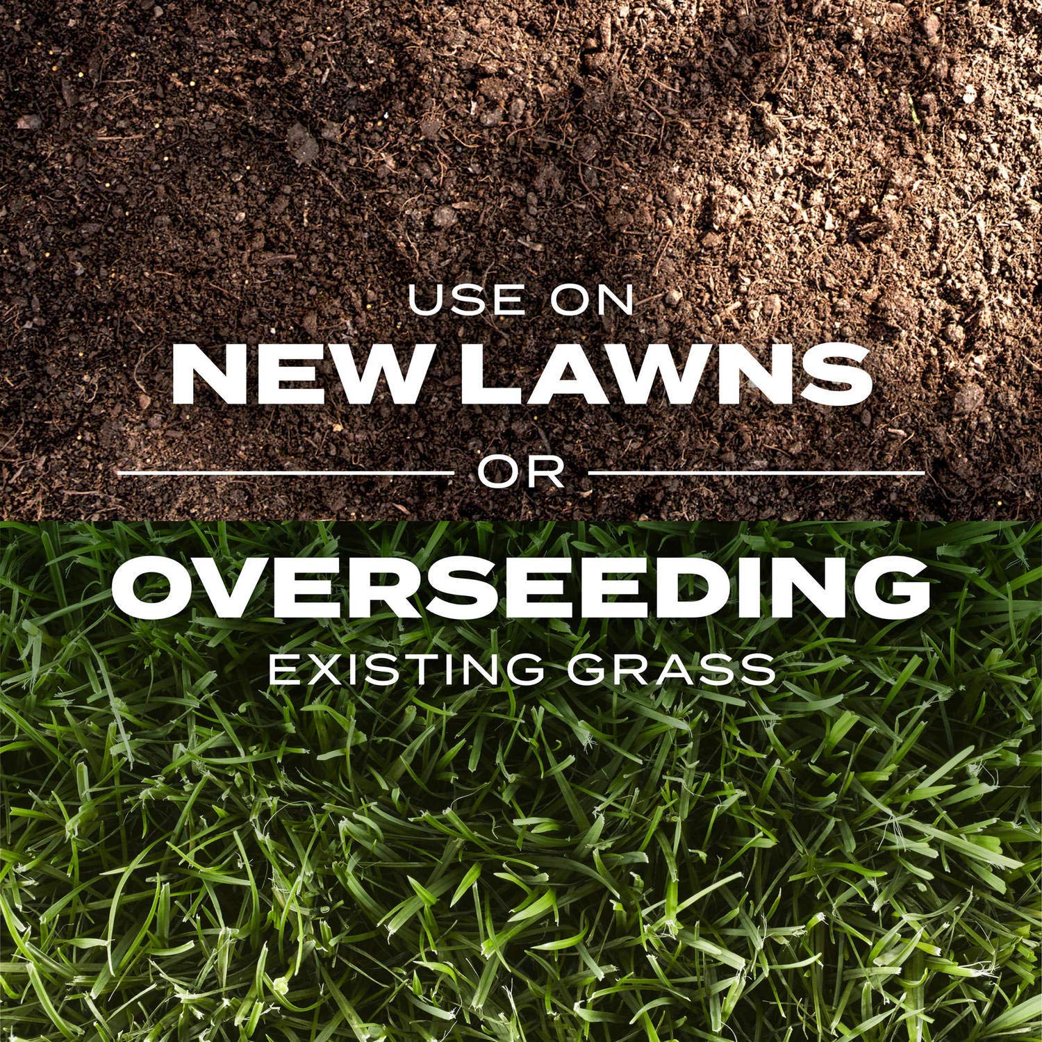 Scotts overseeding on existing lawn highlighting thicker turf restoration