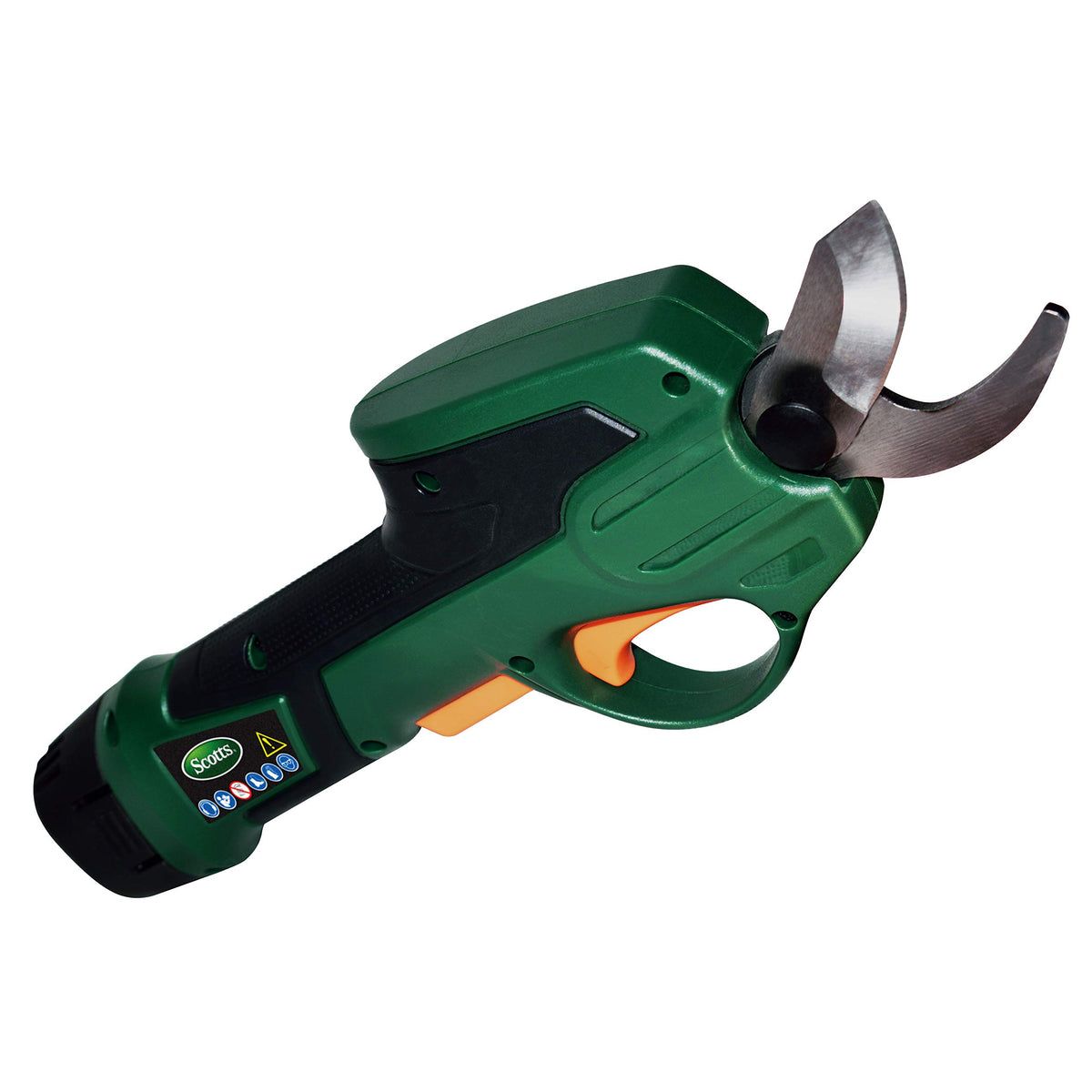 Scotts pr17215s front view showing compact cordless design and fast pruning